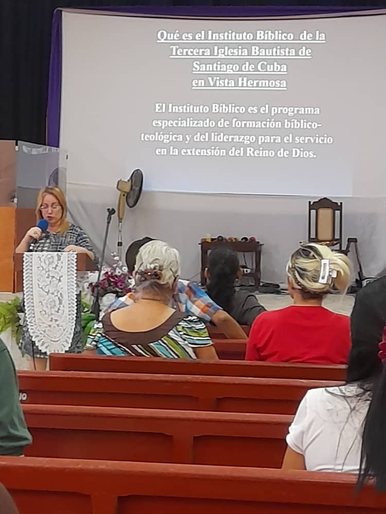 Inauguración del Instituto Bíblico de la III Iglesia Bautista de Santiago de Cuba.